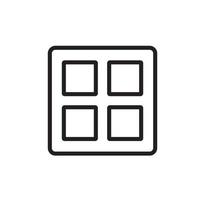 window icon adobe X1 vector