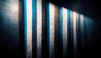 Glowing grunge blue and gray stripes. photo