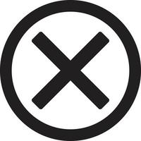 close icon . cross mark . delete icon . cancel icon . wrong sign . vector illustration