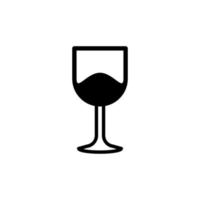 wine glass A1 vector