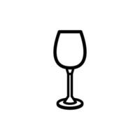 wine glass A1 vector