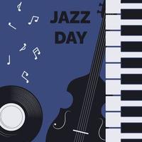international jazz day vector