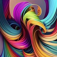 abstract colorful stripes background, ai generation photo