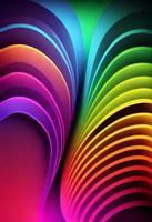 abstract colorful stripes background, ai generation photo