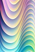 abstract colorful wavy background, ai generation photo