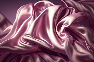 pink silk texture background, ai generation photo