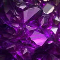 Stone amethyst background texture, ai generation photo