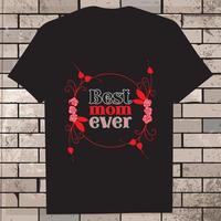 Mother's day Shirt, black vector