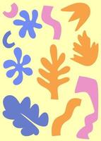 Free vector hand drawn flat design abstract doodle pattern