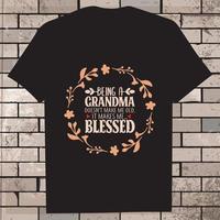 Mother's day Shirt, black vector