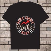 Mother's day Shirt, black vector