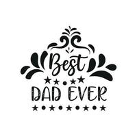 Happy father's day greeting card vector