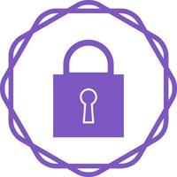 Closed Padlock Vector Icon