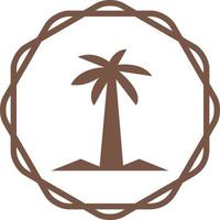 Coconut Tree Vector Icon