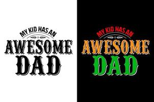 Father t-shirt design, Vector graphic, typographic Pro Vector
