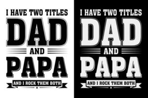 Father t-shirt design, Vector graphic, typographic Pro Vector