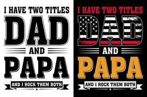 Father t-shirt design, Vector graphic, typographic Pro Vector