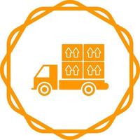 Loaded Truck Vector Icon