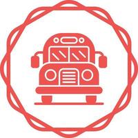 School Bus Vector Icon