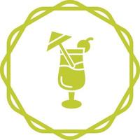 icono de vector de coctel