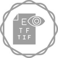 Eye Test Vector Icon