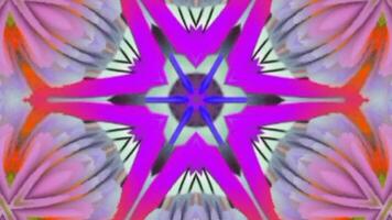 Hypnotic kaleidoscope stage visual loop for concert, night club, music video, events, show, fashion, holiday, exhibition, LED screens and projection mapping. video