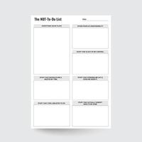 The Not-To-Do List,Priority Planner,Not To-Do List Planner,Priority Tracker,Priority List,Priority Matrix,Task Priority list,priority organizer,task priority list,top priority list vector