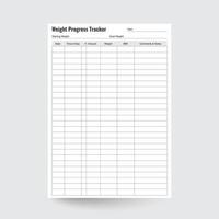 Weight Progress Tracker,Weight Loss Tracker,Weight Loss Planner,Health Tracker,Progress Tracker,Exercise Tracker,Weight Journal,Weight Log,Weight Chart vector