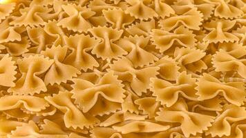 Dry Italian pasta background healthy food photo