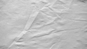 White crumpled paper grunge texture photo