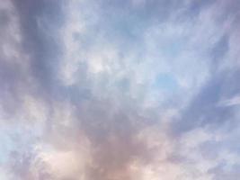 Sky with clouds landscape background photo