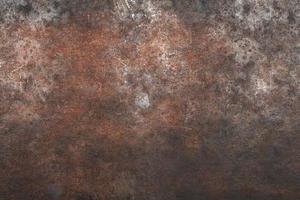 Wheathered rust and scratched steel texture background. 3d illustration photo