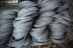 Wholesale steel rebar round, iron steel rod for construction steel bars, View rebar steel at Demra, Dhaka, Bangladesh. photo