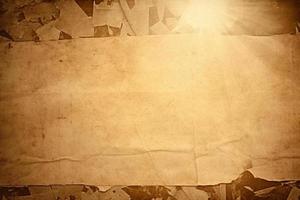 Retro sun burst vintage banner background with copy space. Grunge texture of old paper style photo