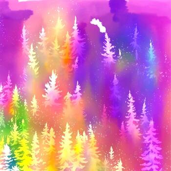 Abstract Painted Backgrounds,Digital watercolor Textures,Multicolor Fractal Surfaces, Designed with artificial intelligence, photo