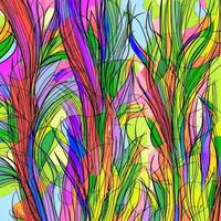 resumen pintado fondos, digitales acuarela texturas,multicolor fractal superficies, diseñado con artificial inteligencia, generativo ai foto