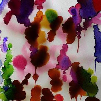 Abstract Painted Backgrounds,Digital watercolor Textures,Multicolor Fractal Surfaces, Designed with artificial intelligence, photo