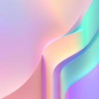 Y2K nostalgia gradient abstract background.  Ai generative art photo
