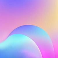 Y2K nostalgia gradient abstract background.  Ai generative art photo