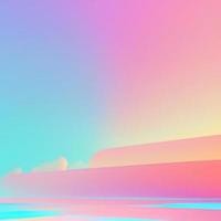 Y2K nostalgia gradient abstract background. Ai generative art photo
