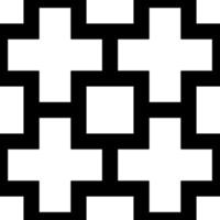 Futuristic black pattern design. Home decoration. White background vector