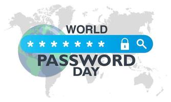 vector graphic of world password day good for world password day celebration