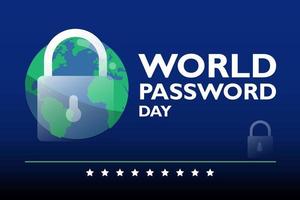 vector graphic of world password day good for world password day celebration