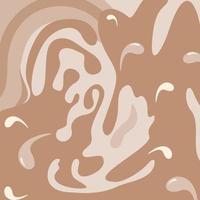 Vector abstract background texture in trendy coffee shades. Coffee Bean Day. Happy coffee day. EPS