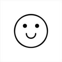 smileys in flat design style vector