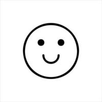 smileys in flat design style vector