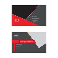 Business Card Design vector