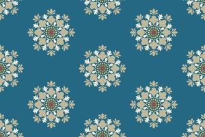 Floral seamless pattern. Vector indian decorative wallpaper. Batik indonesia. Colorful pattern with paisley and stylized flowers. Design for wrapping paper, cover, fabric, textile, wallpaper, curtains