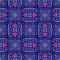 seamless pattern with heart illustration background photo