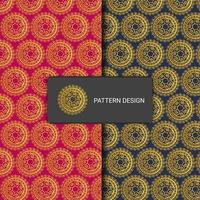 Vector luxury gold pattern design